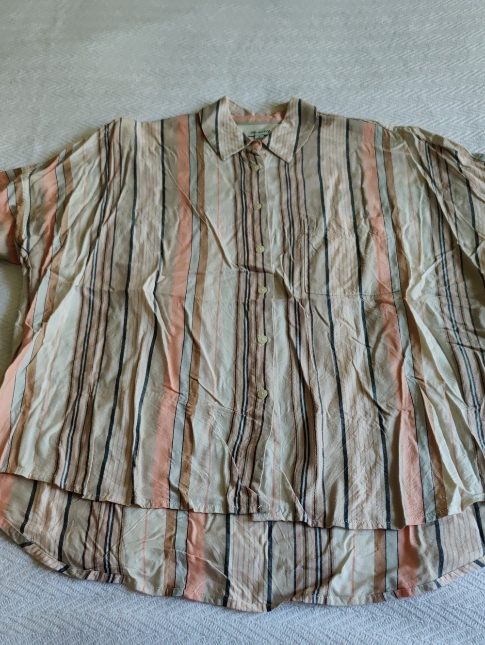 Madewell Striped Button-Down Shirt Size S